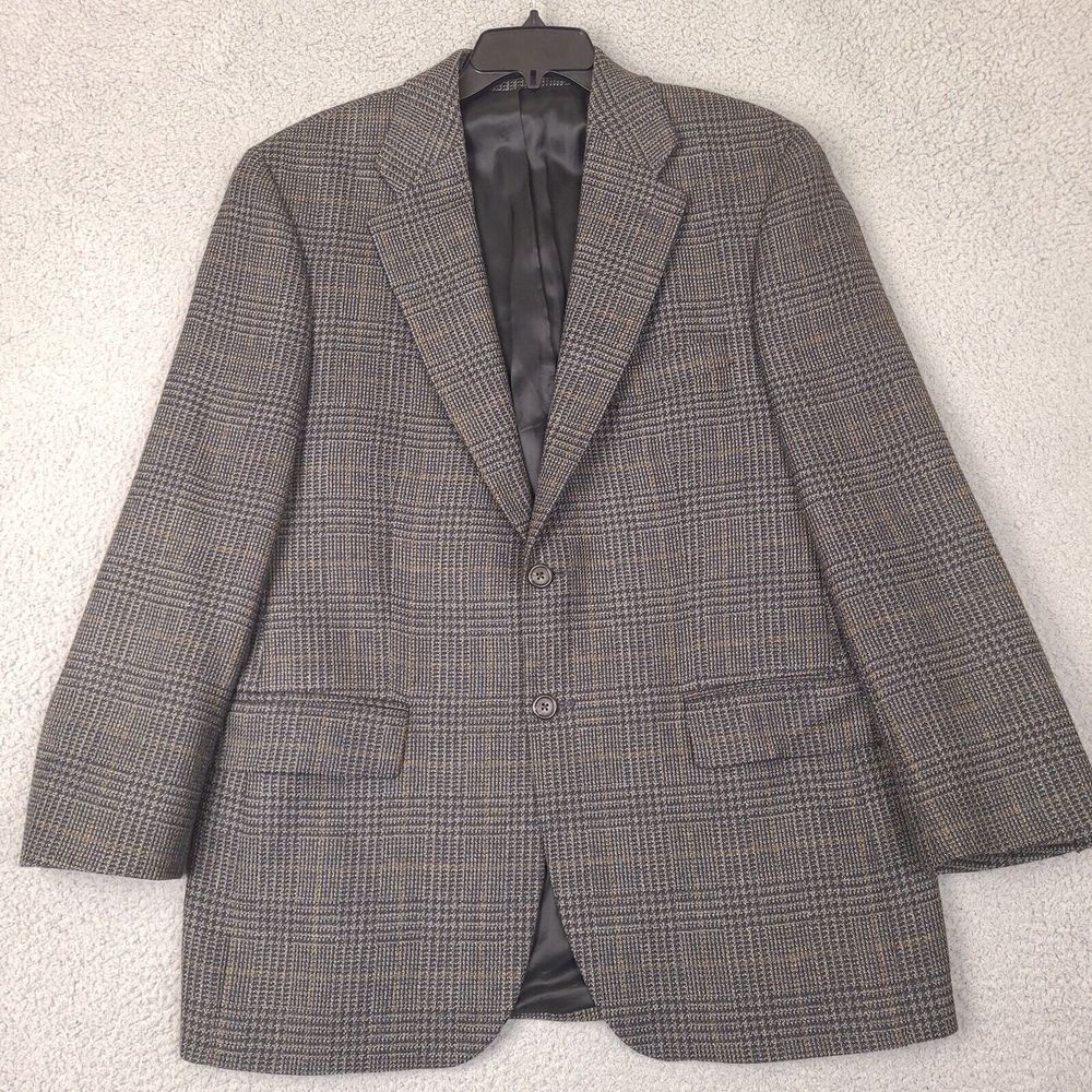 CHAPS Ralph Lauren Blazer Mens 41R Multicolor Plaid Wool For Rogers Mens Store
